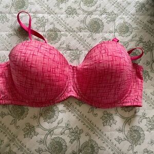 Pink Patterned Women's Bra lightly used